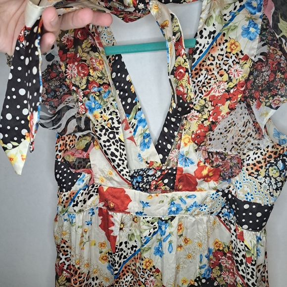 Mixed Pattern Mini Dress - Picture 6 of 12